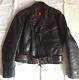 Vintage BUCO Motorcycle Jacket, Horse Hide with inner Quilting, Sz 18