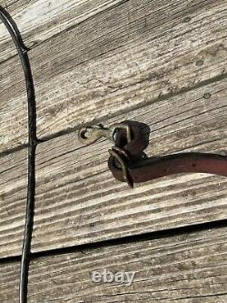 Vintage Billy Cook Star And Studs Western Leather Breast Collar Horse Tack Brown