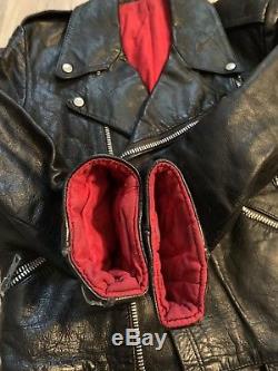 Vintage British Horse Leather Cafe Racer Jacket