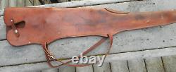 Vintage Bucheimer Leather 104 Rifle Scabbard Horse Saddle