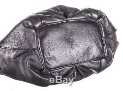 Vintage CELINE Black Horse Carriage Leather Shoulder Bag