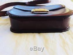 Vintage CÉLINE Horse and Carriage Classic Whiskey Tan Leather Box Bag Medium