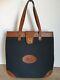 Vintage CELINE PARIS Horse Carriage Tote Bag Canvas & Leather Made in France