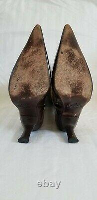 Vintage CHARLIE HORSE by LUCCHESE WOMEN LEATHER WESTERN BOOTS 7.5 B