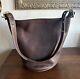 Vintage Coach Duffle Feed Bag Brass Mahogany Leather Brass Preppy Equestrian