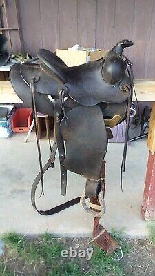 Vintage Collectable Horse Saddle Western, Maker W. D. Allison, Montrose Co