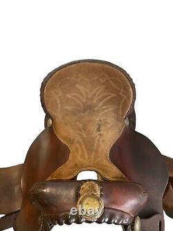 Vintage Collectible Western Saddle Brown Leather Horse Gear Protection