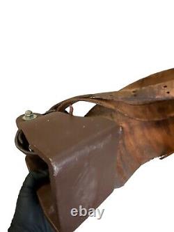 Vintage Collectible Western Saddle Brown Leather Horse Gear Protection