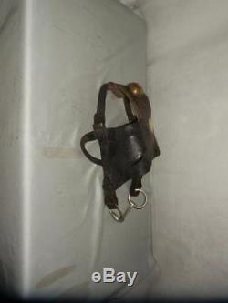Vintage Colliery Leather Brass Pony Horse Bridle. And Bit (pit Pony)