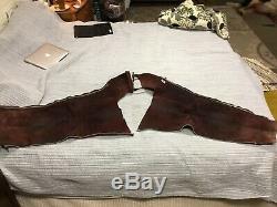 Vintage Cowboy Suede Leather Horse Motorcycle Rodeo Western Chaps Made In USA