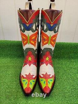 Vintage? Crazy Horse? Full Tooled? Butterfly? Floral? Western? Boots 10.5 D