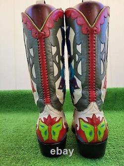 Vintage? Crazy Horse? Full Tooled? Butterfly? Floral? Western? Boots 10.5 D