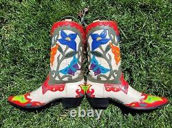 Vintage? Crazy Horse? Full Tooled? Butterfly? Floral? Western? Boots 10.5 D