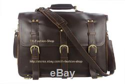 Vintage Crazy Horse Leather men's backpack Travel bags luggage duffle bag Tote