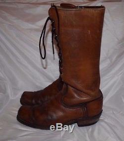 Vintage Crosby Square Authentic Fashions Boots Equestrian Horse Riding Leather