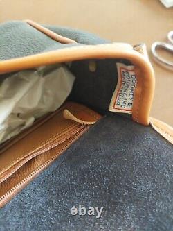 Vintage Dooney & Bourke All Weather Leather Equestrian Over Under Tack Bag