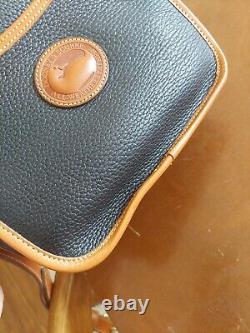 Vintage Dooney & Bourke All Weather Leather Equestrian Over Under Tack Bag