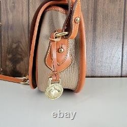 Vintage Dooney & Bourke Cavalry Saddle Shoulder Crossbody Bag
