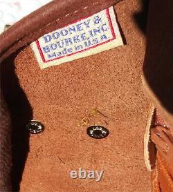 Vintage Dooney & Bourke Nubuck USA N 509 Cavalry Bag 1990's Never Carried