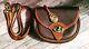 Vintage Dooney & Bourke R74 Cavalry body bag Mushroom + Tan AWL