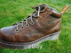 Vintage Dr Martens CRAZY HORSE Boots UK 10 From 90's Made in England