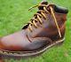 Vintage Dr Martens CRAZY HORSE Boots UK 6 BRAND NEW 90's Made in England
