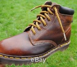 Vintage Dr Martens CRAZY HORSE Boots UK 6 BRAND NEW 90's Made in England