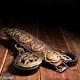 Vintage English Brass 10 Horse Medallions On 3 Leather Straps