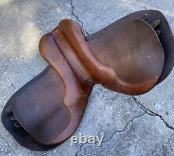 Vintage English Brown Leather Horse Riding Saddle 20th Century 3127 15