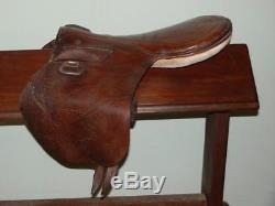 Vintage English Leather Small Pony Piltch Pad Saddle