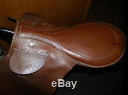 Vintage English Leather Small Pony Piltch Pad Saddle