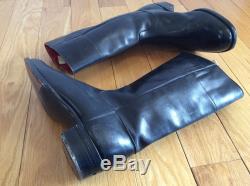 Vintage Equestrian Horse Riding Men's Tall Black Bridle Leather Leather 11 EE, E2