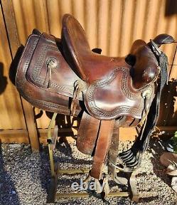 Vintage Fred Mueller Collector 12 Western Saddle