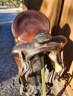 Vintage Fred Mueller Collector 12 Western Saddle