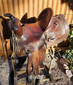 Vintage Fred Mueller Collector 12 Western Saddle