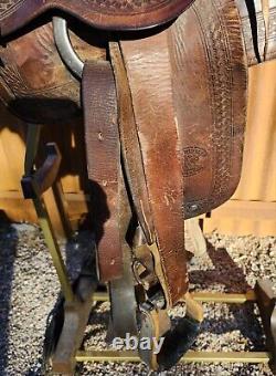 Vintage Fred Mueller Collector 12 Western Saddle