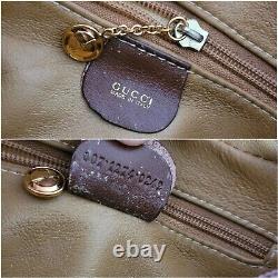 Vintage GUCCI Crossbody Bag With Gold Horse Shoe Detail AUTHENTIC
