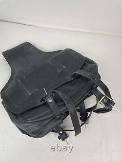Vintage Genuine Leather Saddle Bags Horse Motorcycle Classic Look