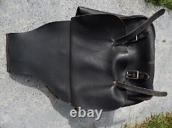 Vintage Genuine Leather Saddle Bags Horse Motorcycle Classic Look