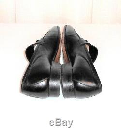 Vintage Gucci Black Leather Horse Bit Loafer Made in Italy Euro 43.5M US 10