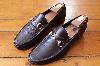 Vintage Gucci Burgundy Leather Horse Bit Loafers IT 45 US 11.5 Made in Italy