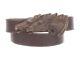 Vintage Gucci Double Horse Head Belt Buckle with Burgundy Leather Belt sz 65 26