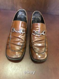 Vintage Gucci Horse-bit Loafers Production Code 100 0466