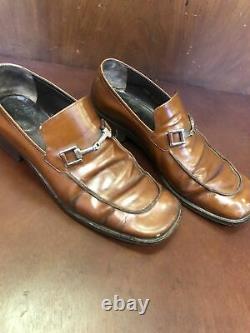 Vintage Gucci Horse-bit Loafers Production Code 100 0466