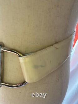 Vintage Gucci Silver Horse Bit Belt