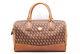 Vintage Gucci Travelling bag Boston bag Horse bit Canvas Leather Brown Authentic
