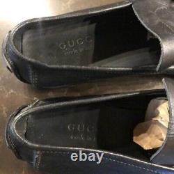 Vintage Gucci horse bit driving loafers