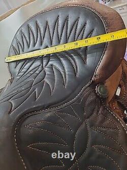 Vintage Horse Saddle 15 Brown Old Barn Find Good For Wall Hanger Read Listing