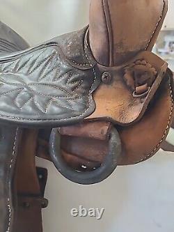 Vintage Horse Saddle 15 Brown Old Barn Find Good For Wall Hanger Read Listing