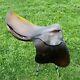 Vintage Horse Saddle 17.5 Leather Jump Pariani Milano Made in Italy READ